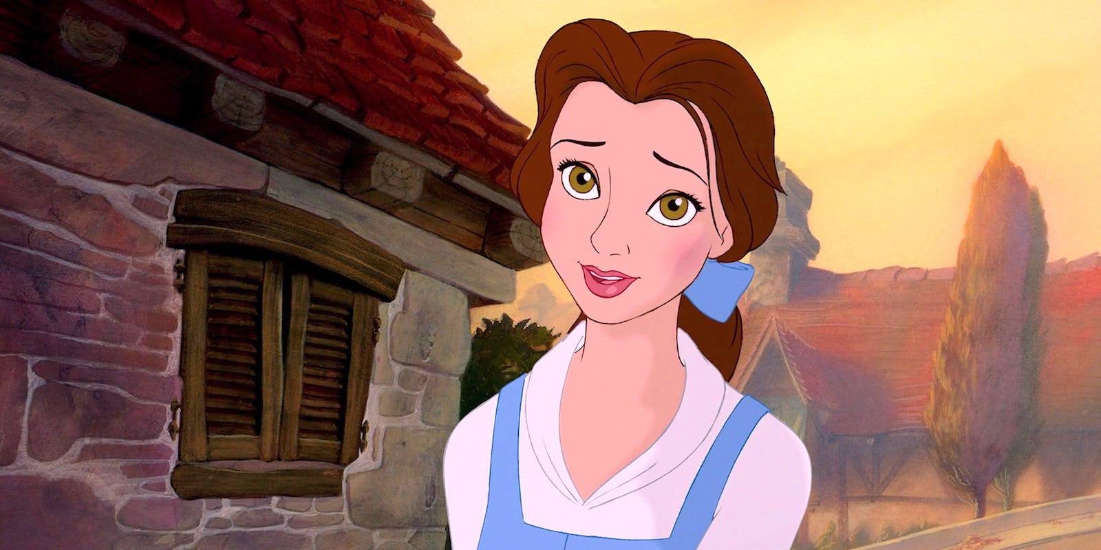 Beauty and the Beast Disney Animated Movie Belle