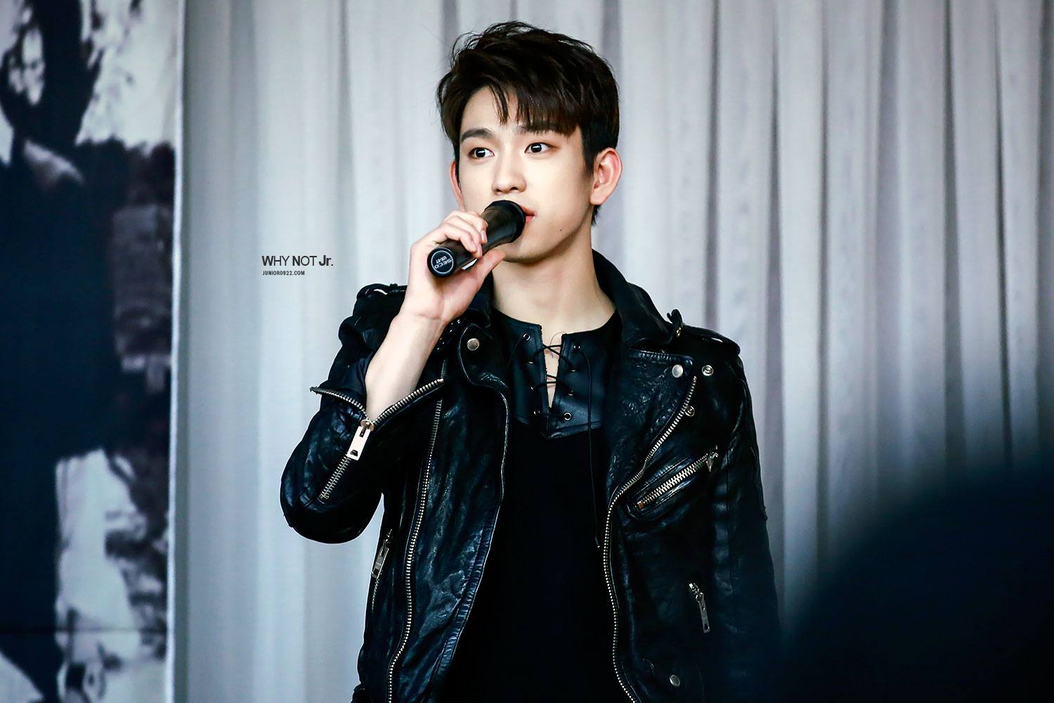 jinyoung leather leather on leather