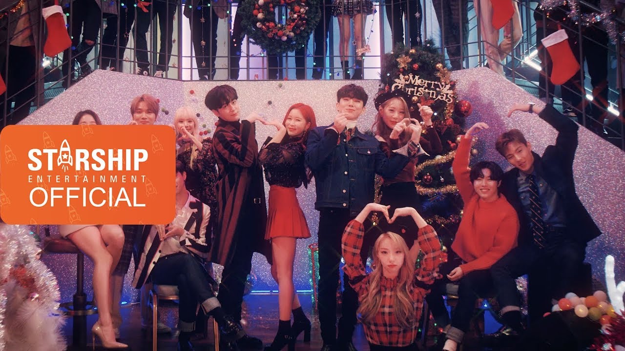 Starship представили клип на песню "Christmas Time" Kpop